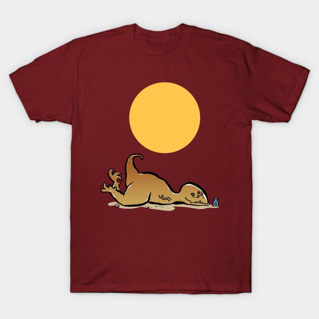 tan-o-saurus T-Shirt by greendeer